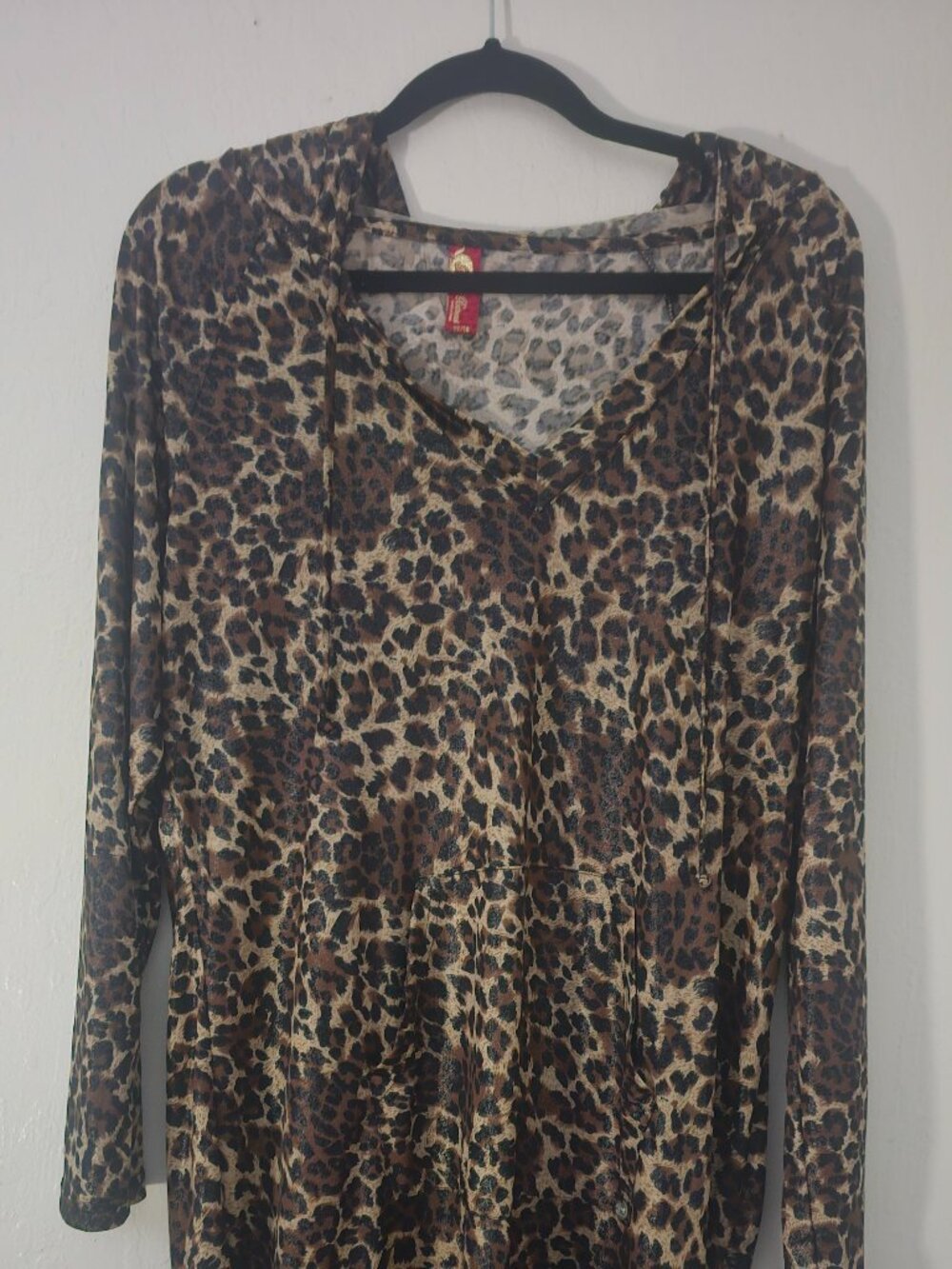 Apple Bottoms Leopard Print Top – 1X / TG